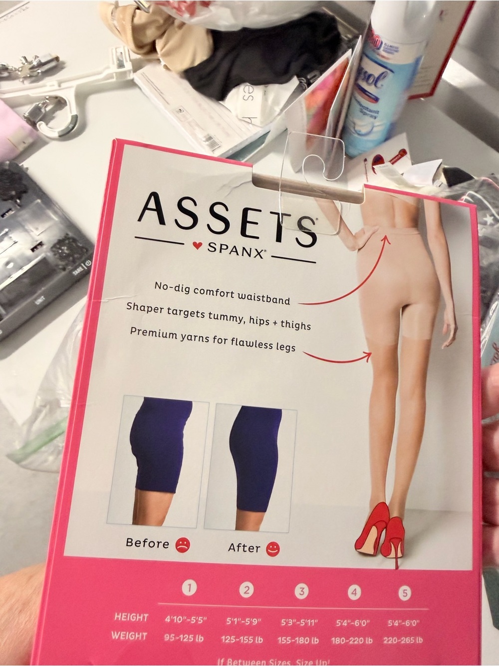 SPANX Assets Nude Shaping pantyhose - Beige size 5 new